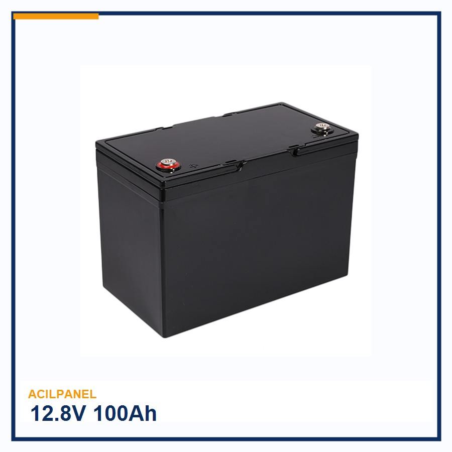 Acilpanel 12.8V 100Ah LiFePO4 Solar Batarya