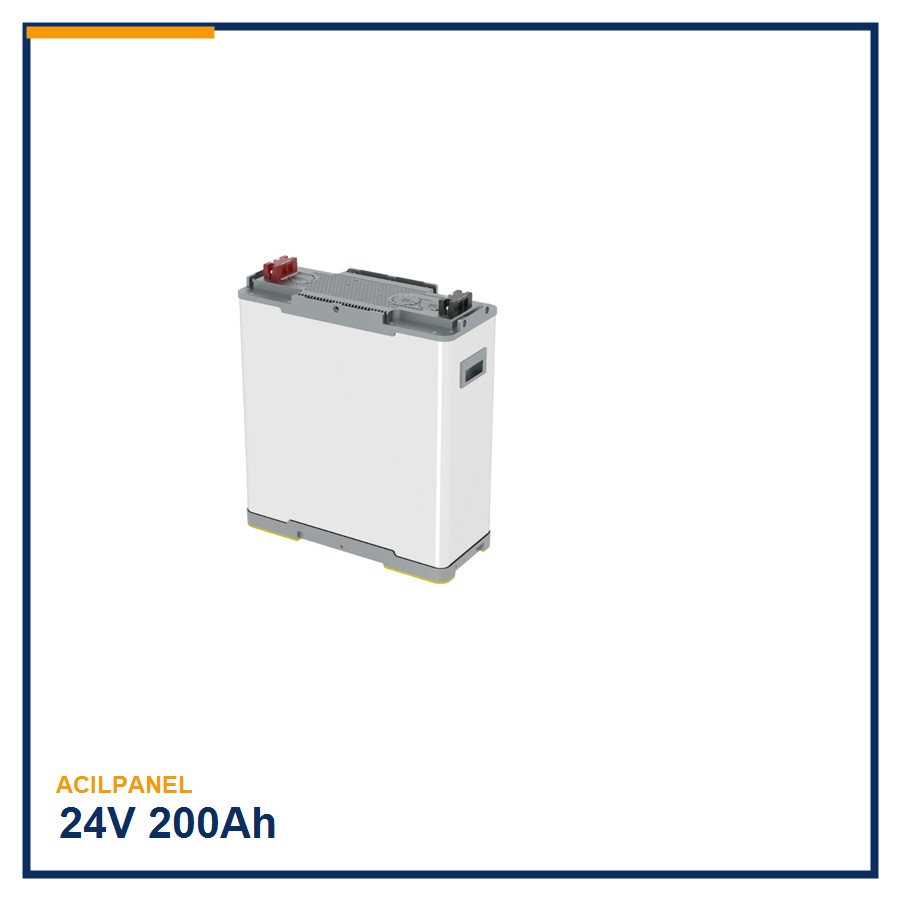 Acilpanel 24V 200Ah LiFePO4 Solar Batarya