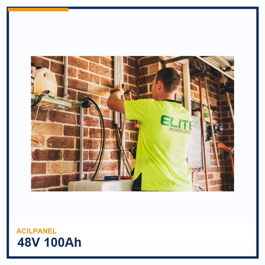 Acilpanel 48V 100Ah LiFePO4 Solar Batarya