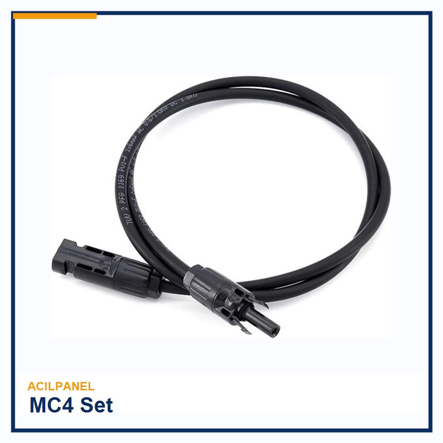 Acilpanel MC4 Solar Kablo Seti