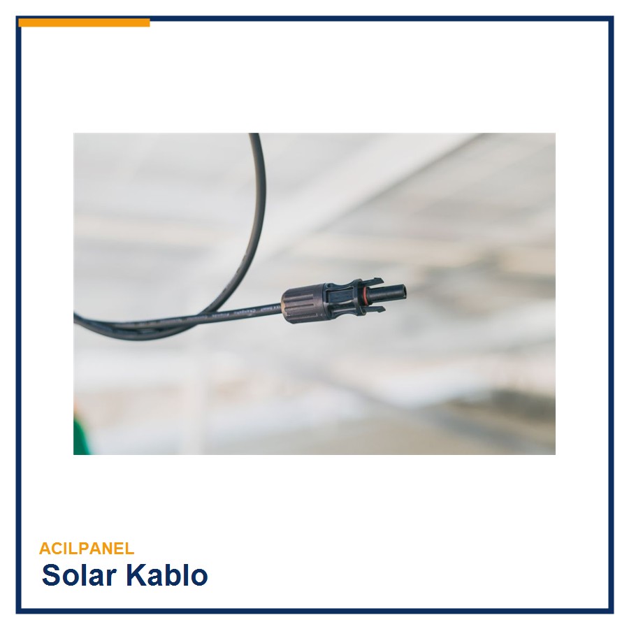 Acilpanel MC4 Solar Kablo Seti